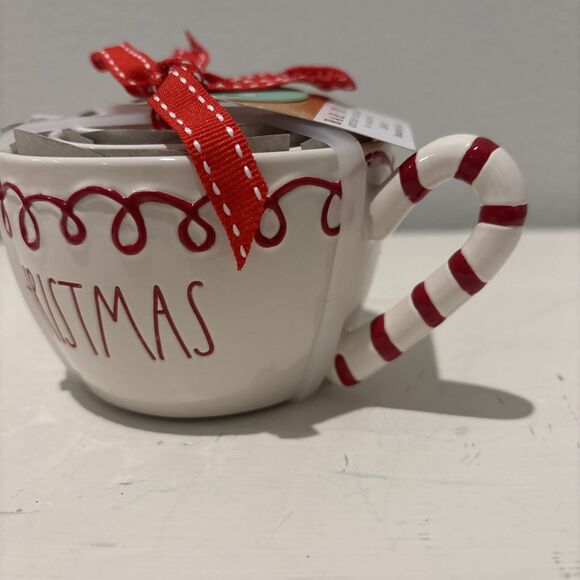 Rae Dunn Candy Cane Christmas Red White Stripe Measuring Cups Ships Safe & Fast - Picture 2 of 4